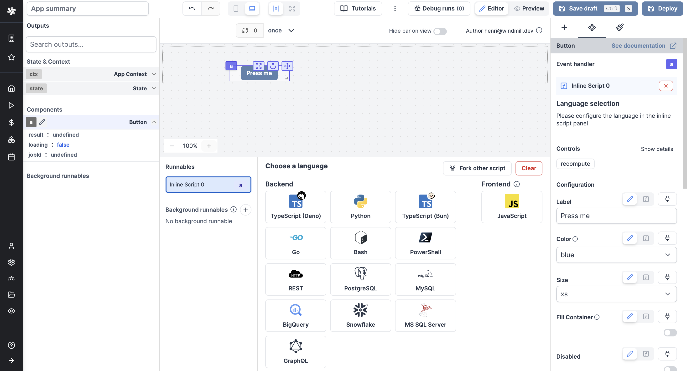 Types of runnables Types of runnables